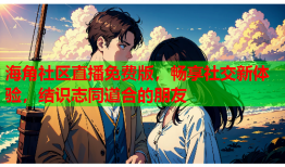 海角社区直播免费版，畅享社交新体验，结识志同道合的朋友