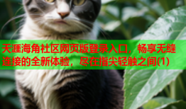 天涯海角社区网页版登录入口，畅享无缝连接的全新体验，尽在指尖轻触之间(1)